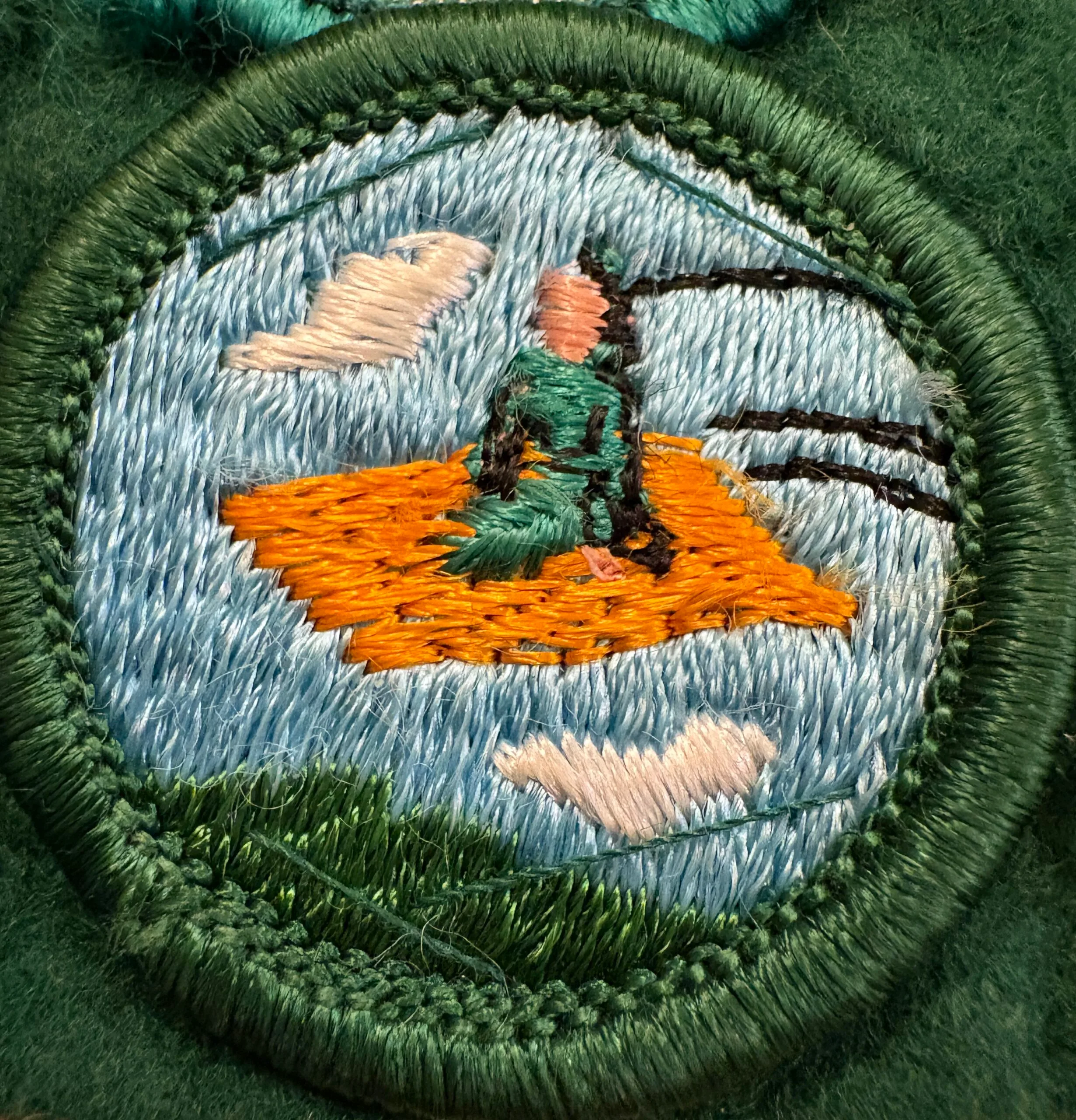 Flying Carpet Badge Sewing Mannequin Badge